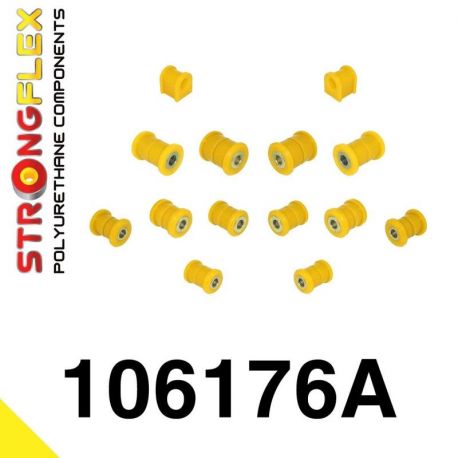 106176A: Rear suspension bush kit SPORT STRONGFLEX