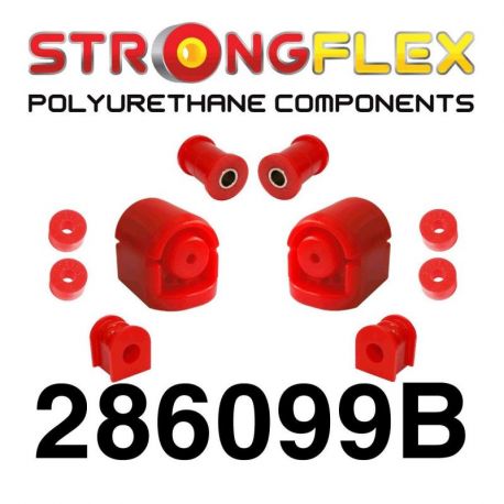 286099B: Set of front suspension polyurethane STRONGFLEX